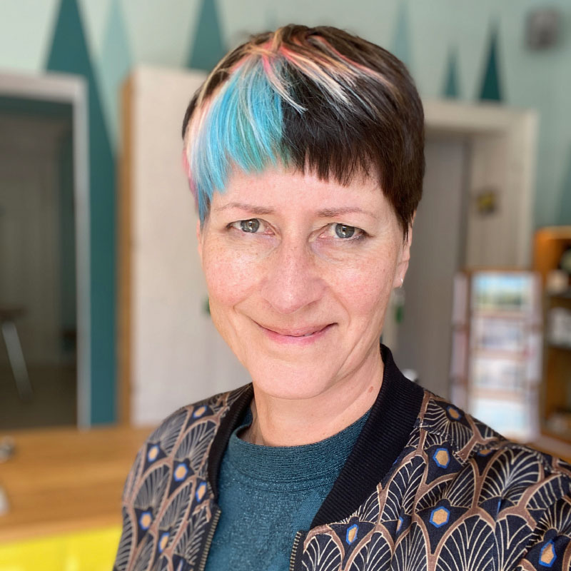 Portrait freundliches Lächeln Inge Klier